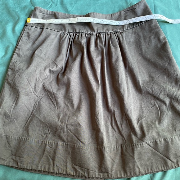 Ann Taylor Loft skirt, size 4. Color between olive and grey. - Picture 6 of 11